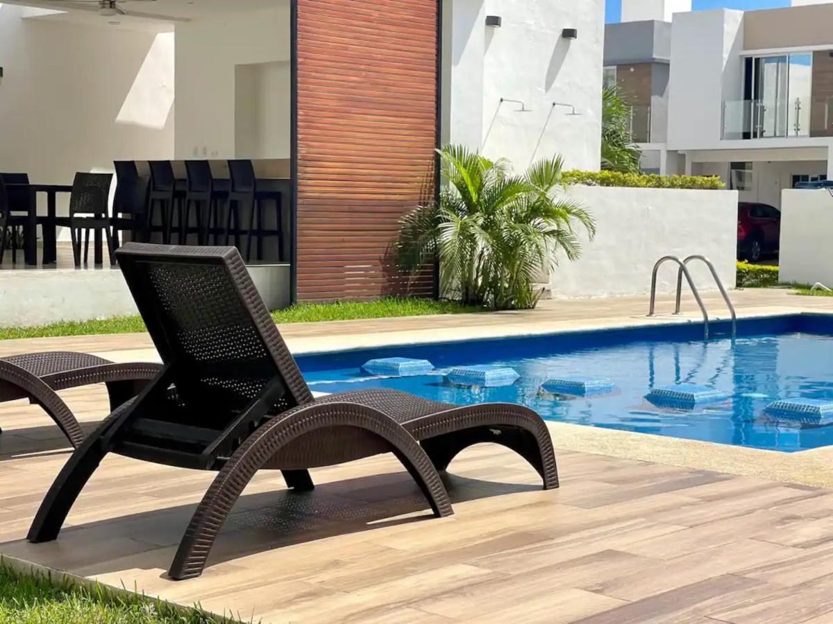 Willa Casa Familiar Cerca De La Playa Con Terraza Privada Cancún Zewnętrze zdjęcie
